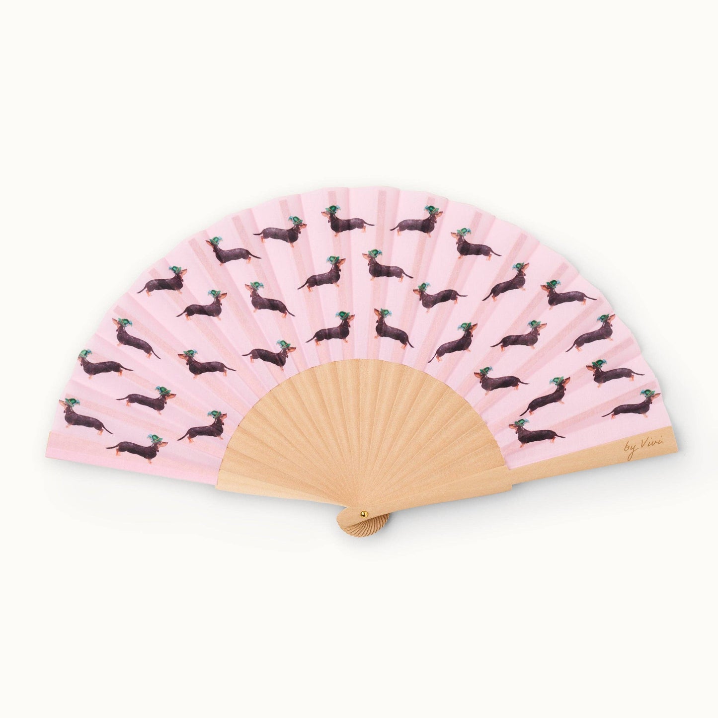 Éventail Teckels Bavarois