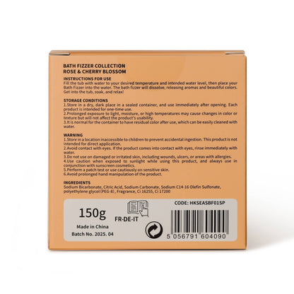 Seasons Effervescent Bath Spring Rose &amp; Cherry Blossom Scent