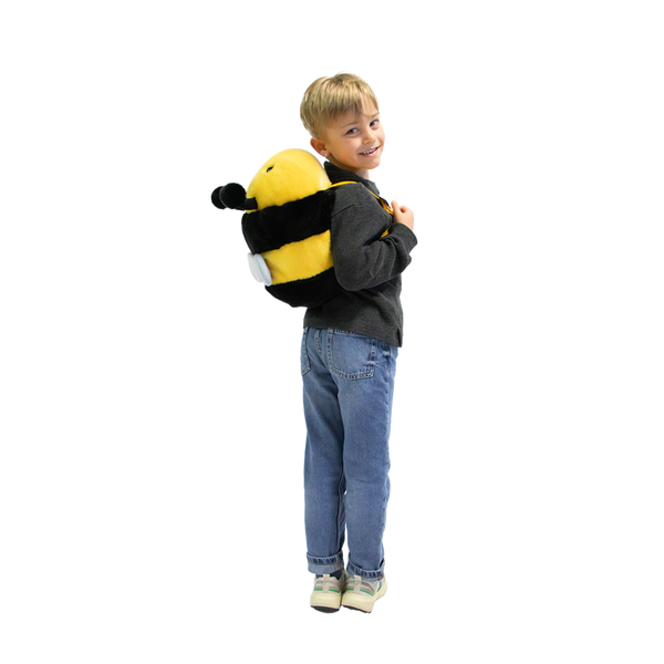 Sac à dos peluche enfant abeille - Wild & Soft