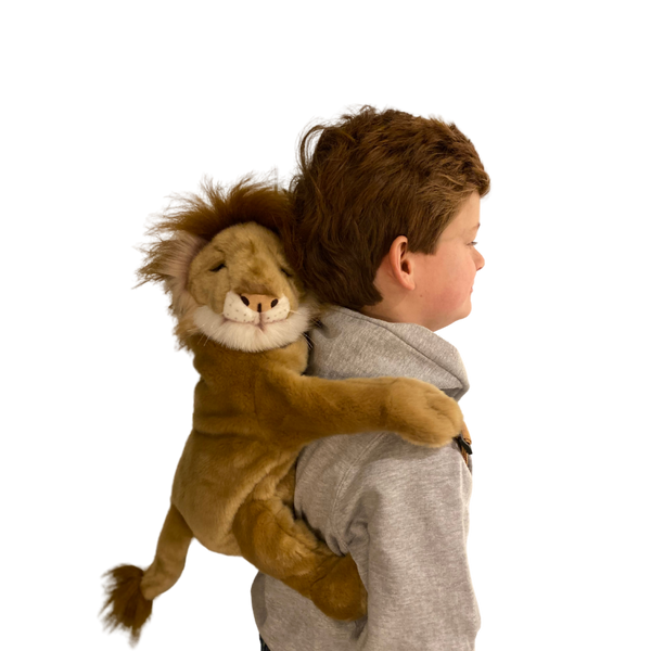 Sac à dos peluche enfant lion - Wild & Soft