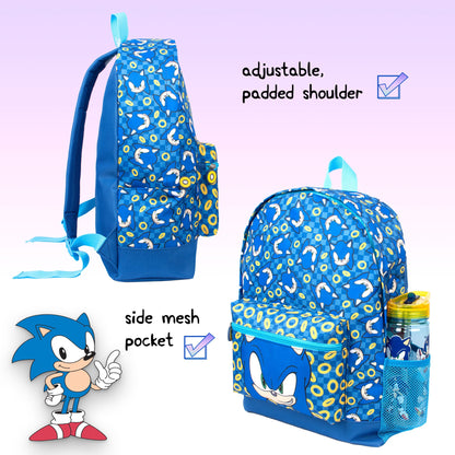 Sac à dos – Sonic the Hedgehog – Official Bag with Your Child's Name