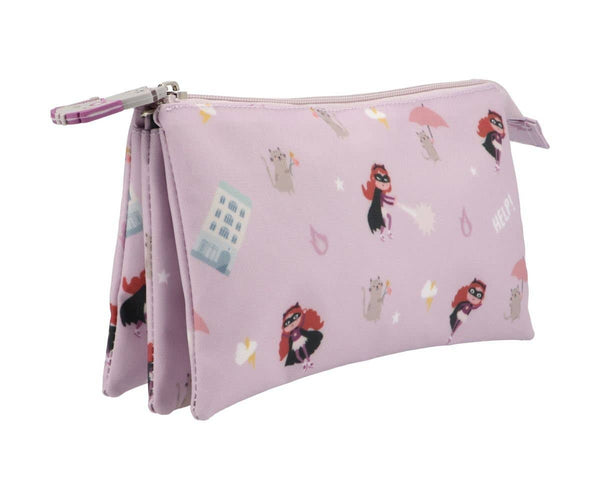 Trousse à 3 Compartiments Fille Fantastique