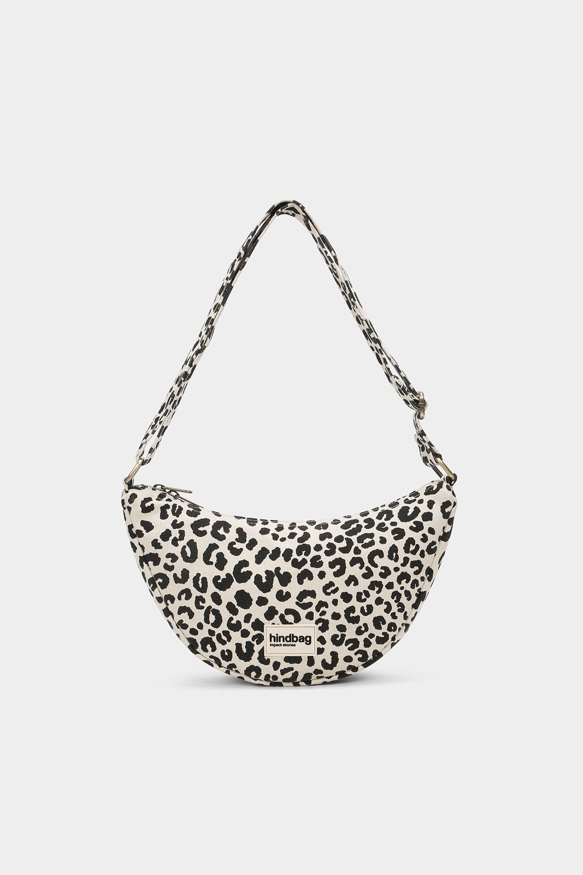 Sac banane Andrea Léopard écru