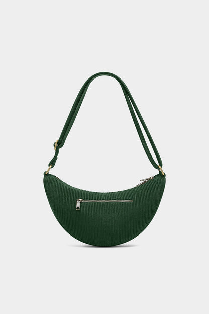 Sac banane Andrea Velours Sapin