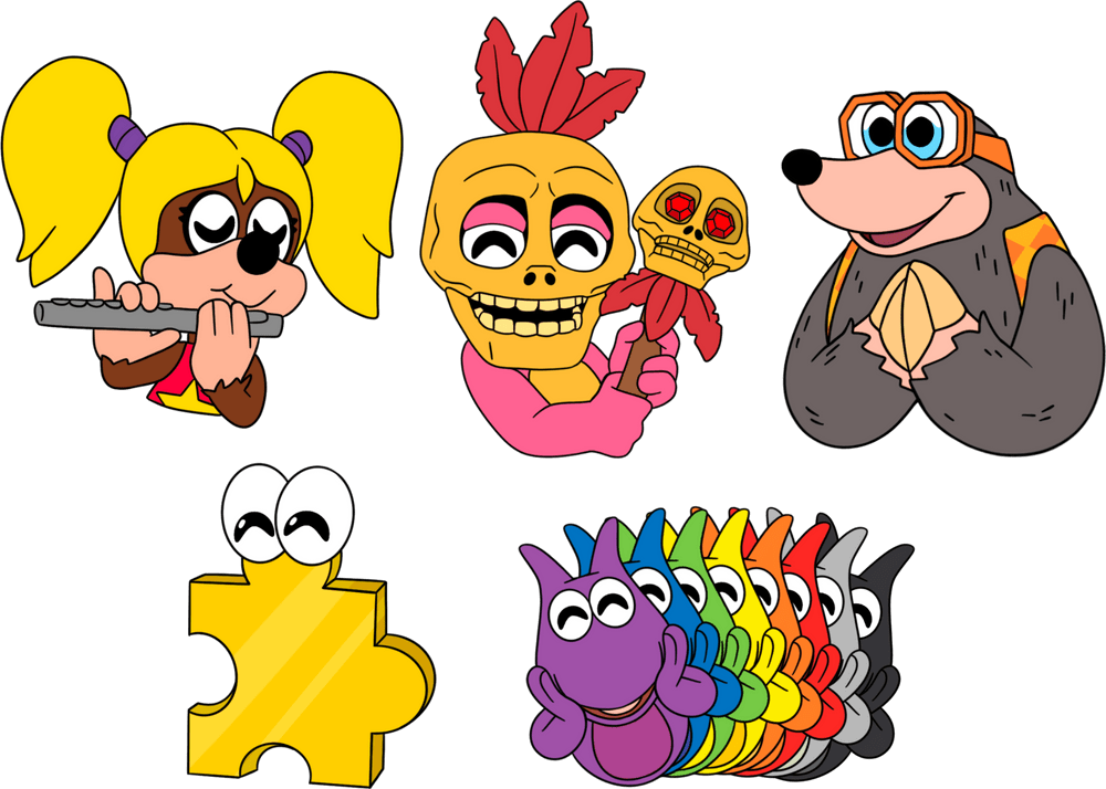 Banjo Kazooie Pin Set (Friends)