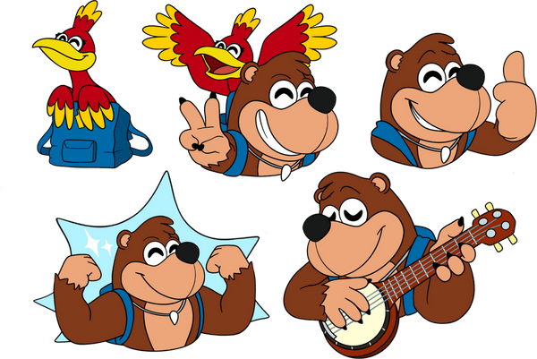 Banjo Kazooie Pin Set (Banjo)