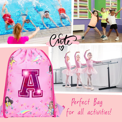 Sac à cordon avec bandoulière – Official Barbie | PE Bag | Fringoo