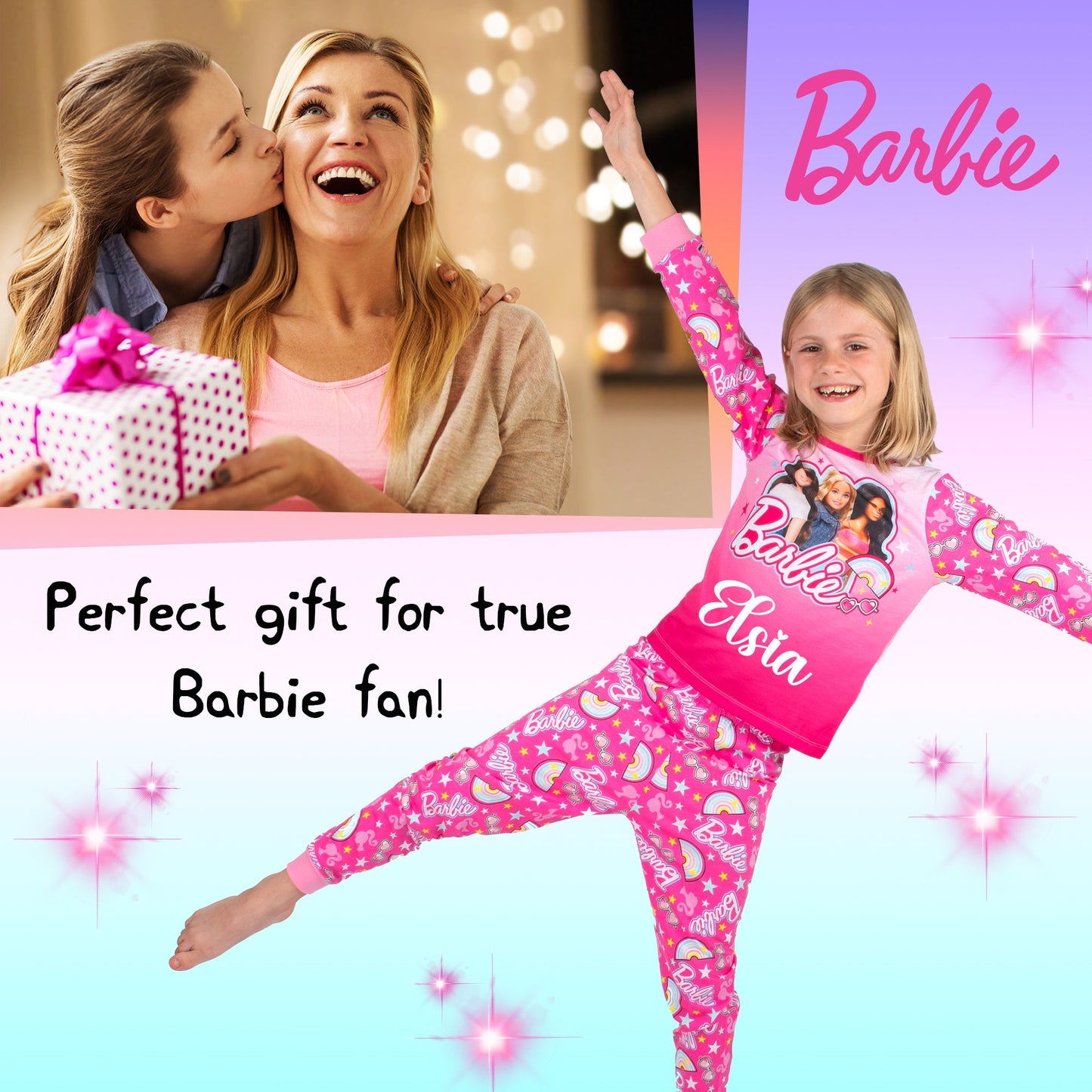 Barbie Pyjama-rose