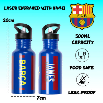 Barcelona FC Metal Gourde 500ml
