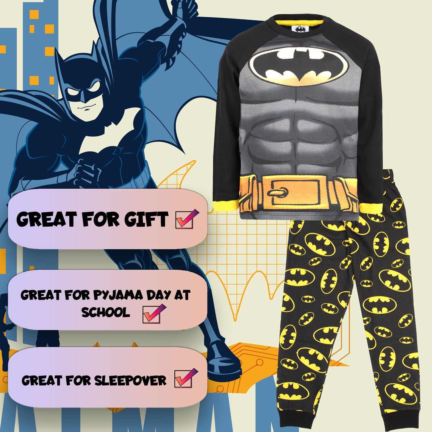 Pyjama – Batman noir
