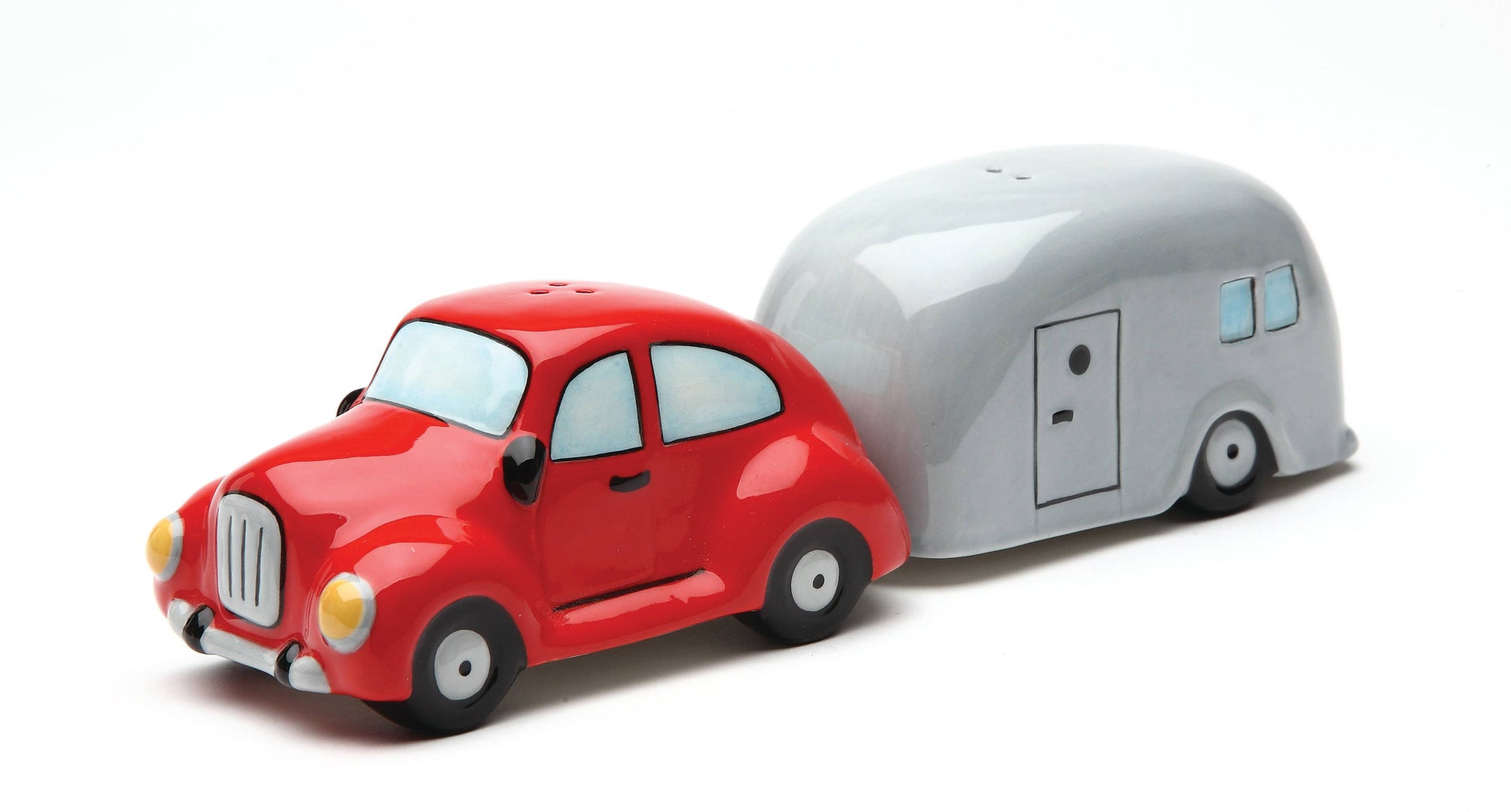 Keramische zout- en peperstrooierset voor auto en aanhanger 8626