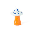 Large Indigo Blue Mushroom Candle