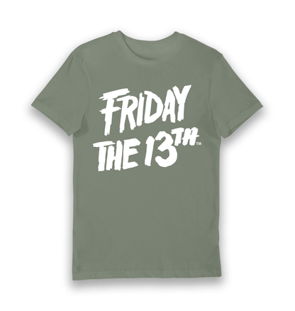 T-shirt adulte Friday the 13th texte géant