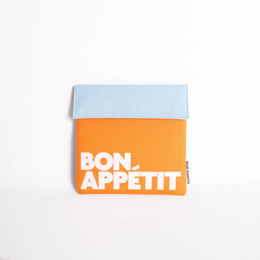 Sac à Goûter Anti Taches Orange « Bon Appétit » Helio Ferretti Helio Ferretti Vue 2