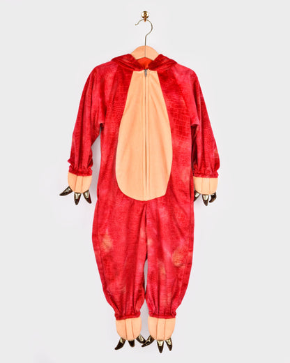 Combinaison dinosaure Tricératops pour enfants 4-6 ans (110-116 cm)
