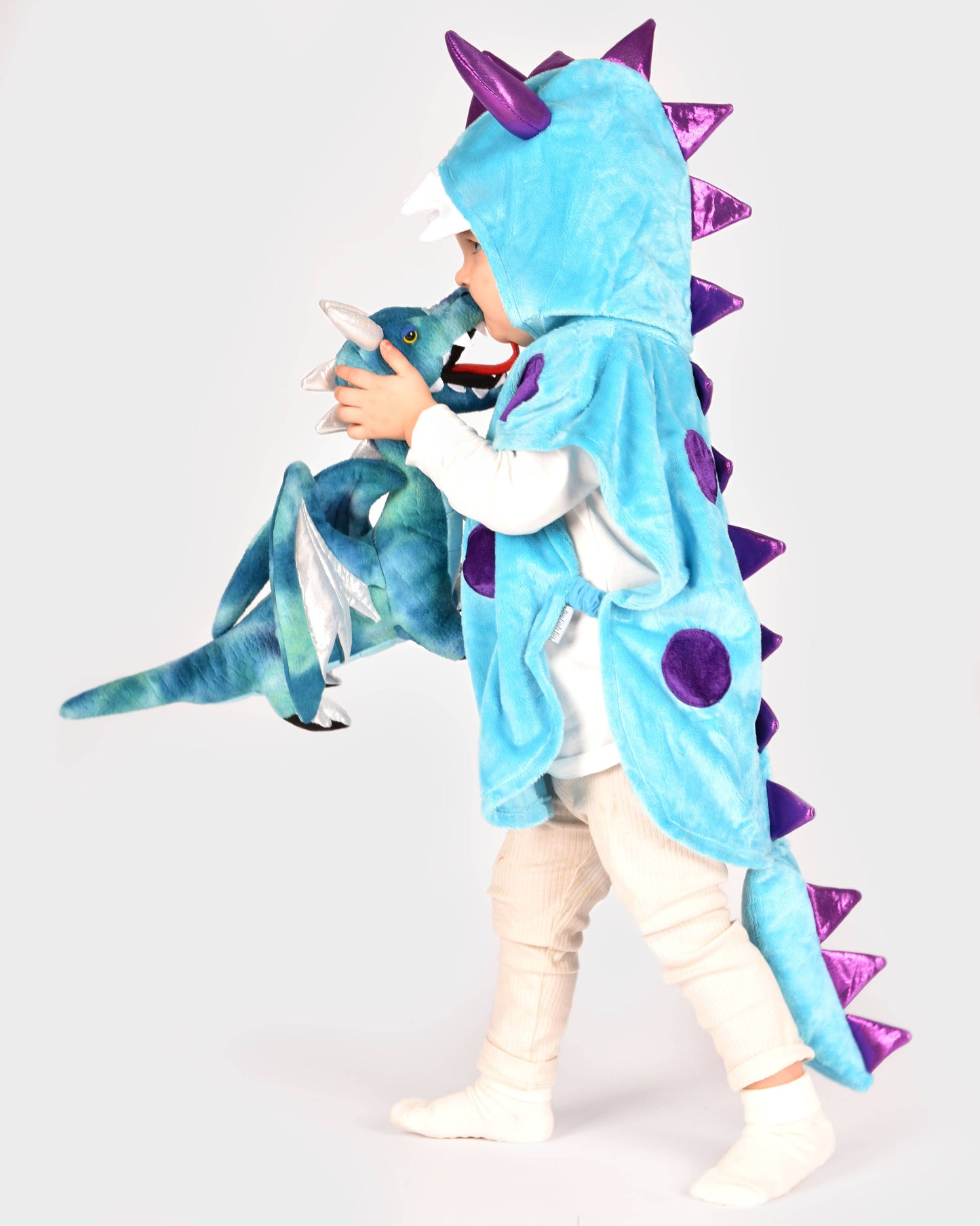 Cape Mini Monstre Bleu Taille 86-110 cm 1-4 ans