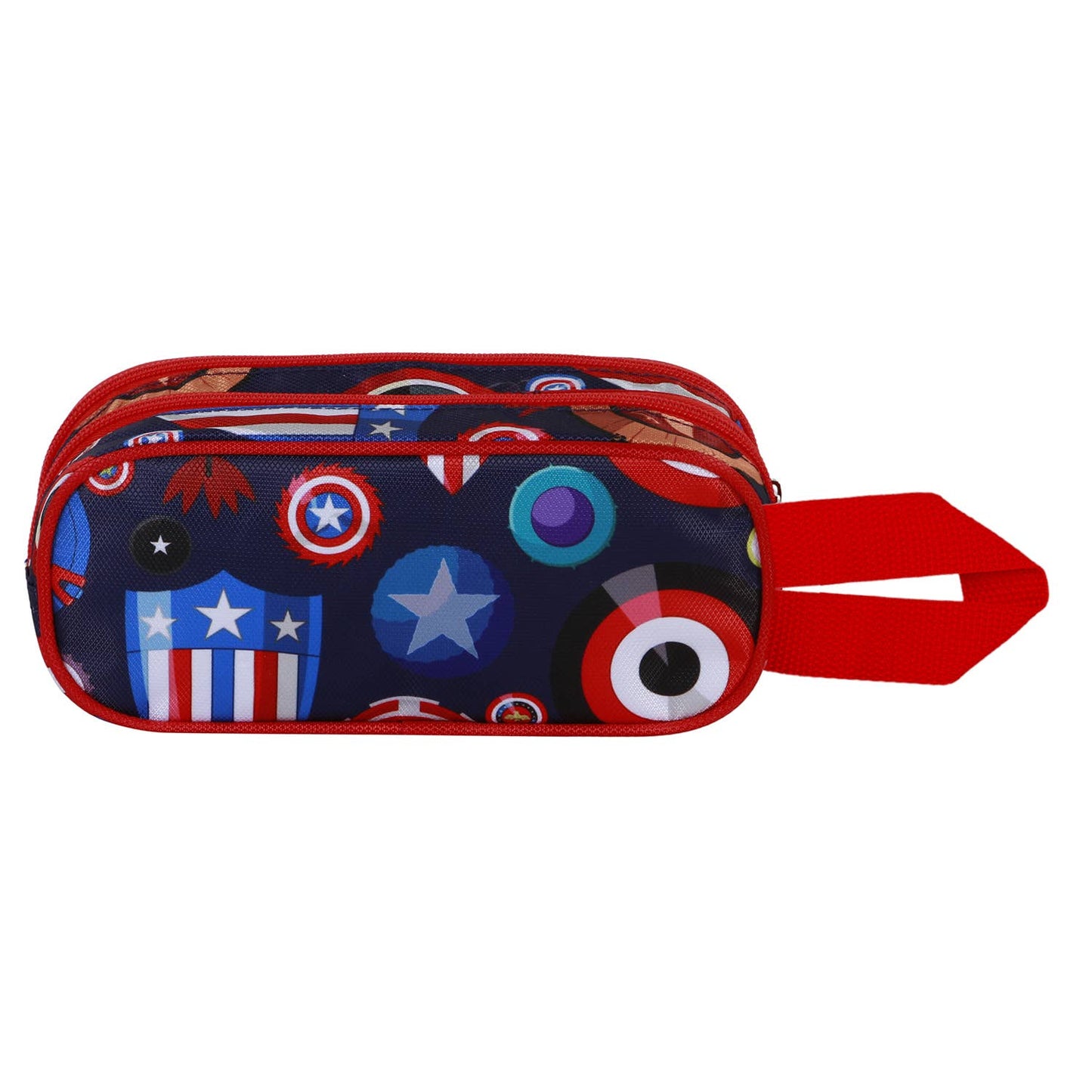 Marvel Captain America Patriot-3D Double Pencil Case