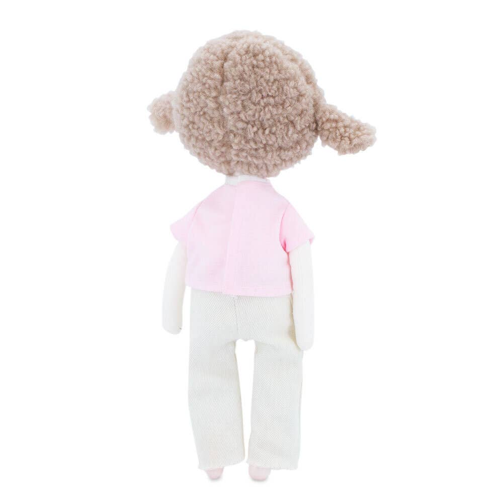 ENSEMBLE CADEAU : Peluche Zoé La Brebis avec jean + Queue de Sirène