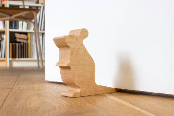 Cale-porte en bois Souris Mimi