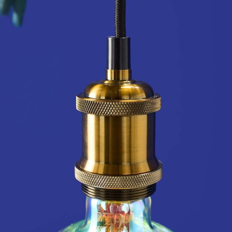 Lámpara de techo de loro turquesa