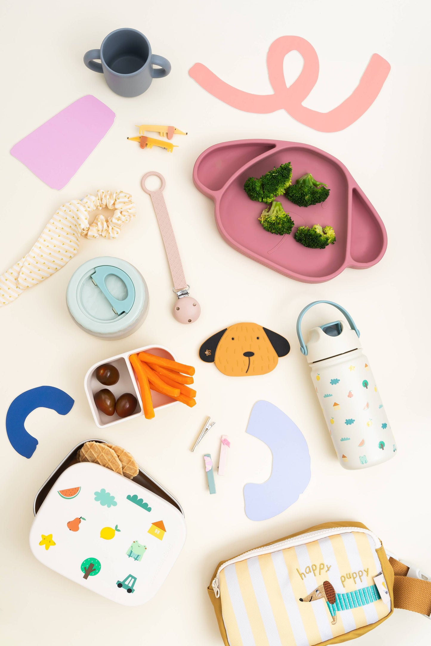 Boîte à Lunch en Acier Inoxydable avec compartiments pour enfants Teckel