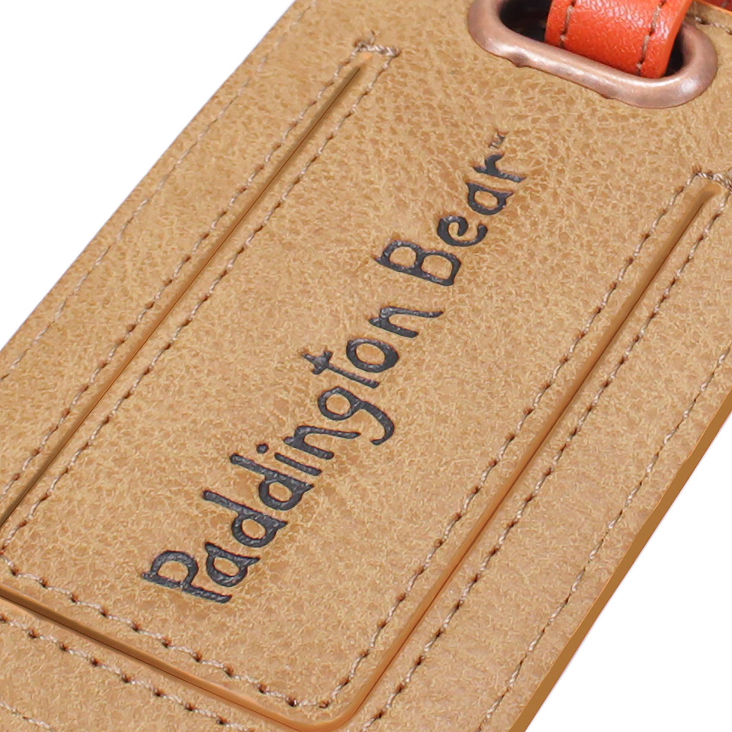 Luggage tag — Paddington Bear (please take care of this bear)
