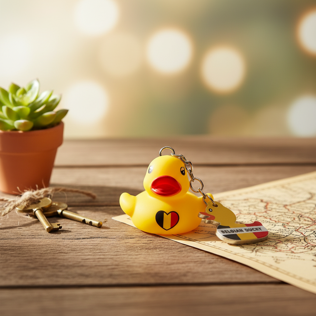 Llavero de pato Bélgica