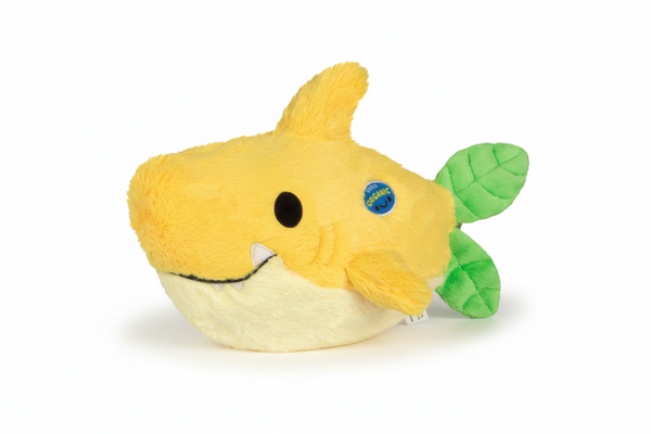 Mini Tubarão de Peluche Macio e Flexível