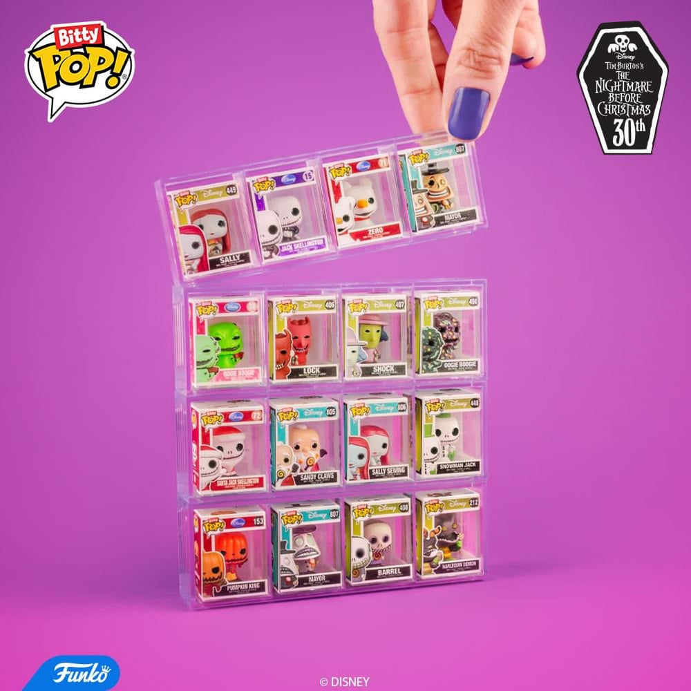 ¡Pop chiquitito! Pesadilla antes de Navidad, paquete de 4, serie 1