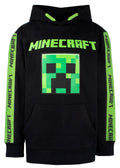 Minecraft vert Creeper sweat à capuche – noir
