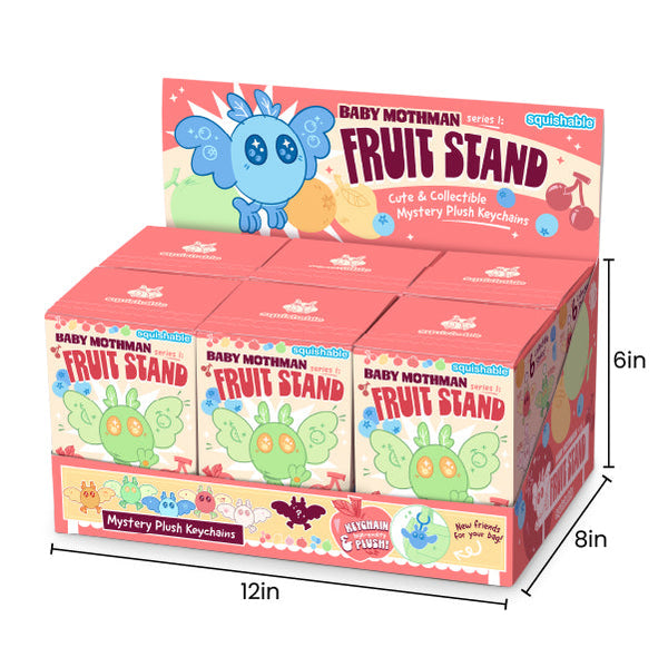 Blind Box Squishable – Mothman, Série 1 « Fruit Stand »