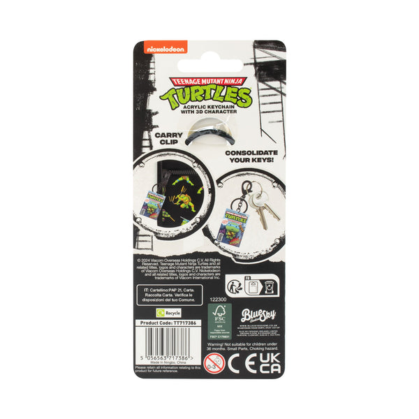 Porte-clés Leonardo Tortues Ninja – dos emballage
