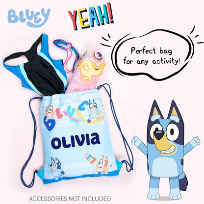 Sac à cordon – Bluey ( bleu )