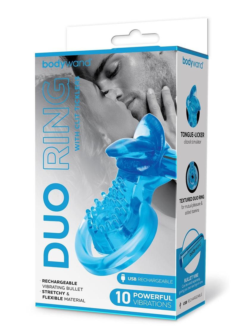 Bodywand Rechargeable Duo Ring with Clit Ticklers