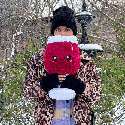 Peluche Boozy Buds Squishable – Verre de Vin Rouge