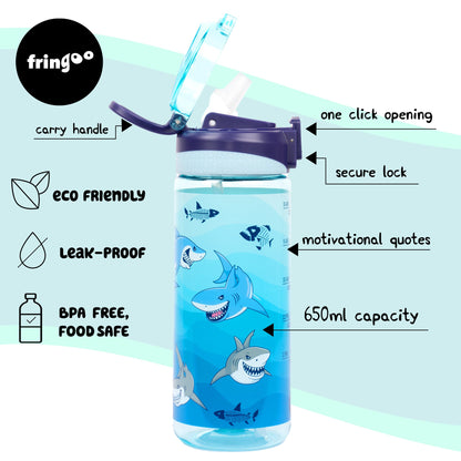 Gourde – Straw Bottle – Shark World
