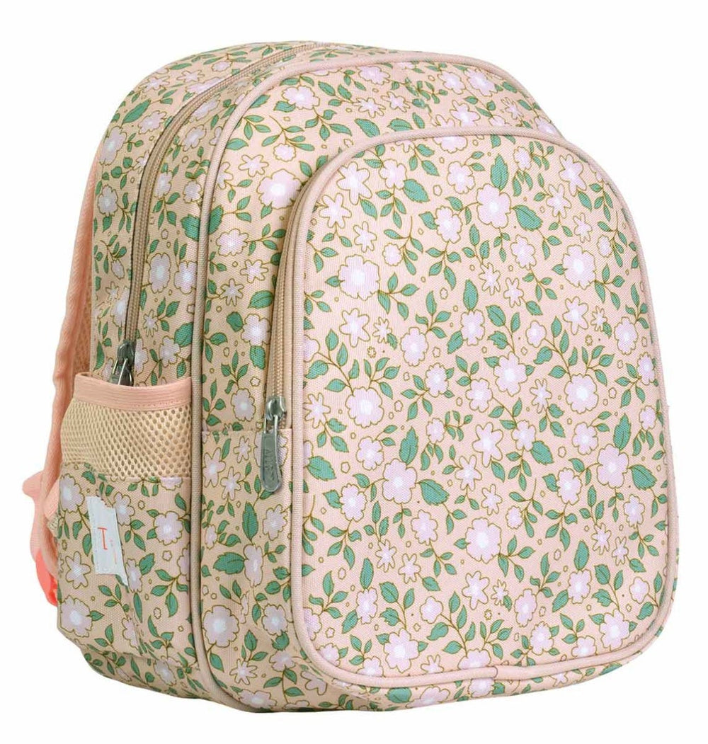 Sac à dos enfant - Fleurs - rose