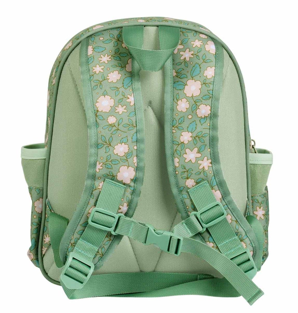 Sac à dos enfant - Fleurs - sauge – vue 5 – A Little Lovely Company