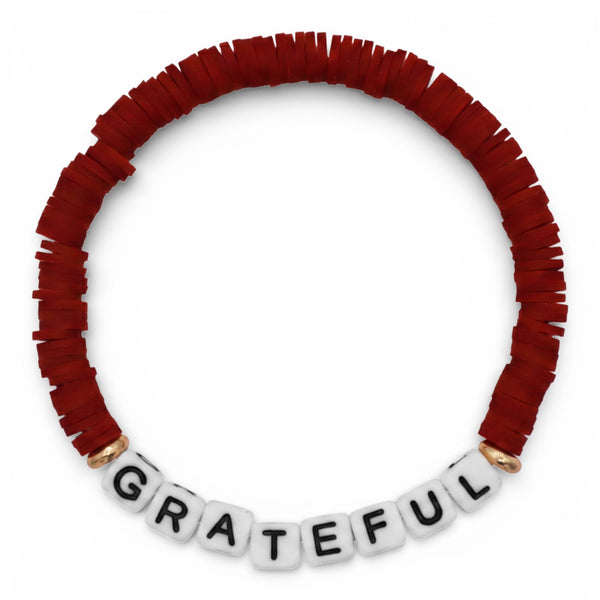 Bracelet Amitié Swifties GRATEFUL - Bordeau