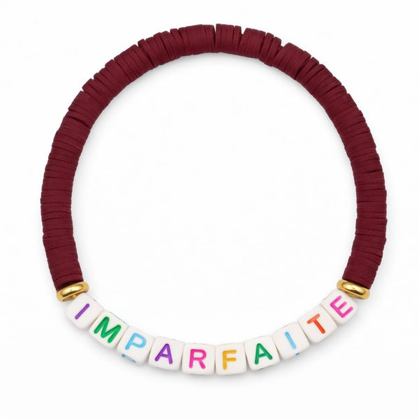 Bracelet Amitié Swifties IMPARFAITE - BORDEAUX