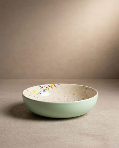 Breeze Party Duo Stoneware 10 Piece Set Green