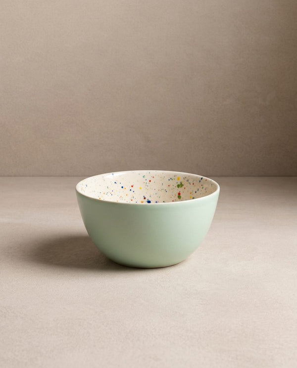 Breeze Party In Stoneware Bowl 16cm Green