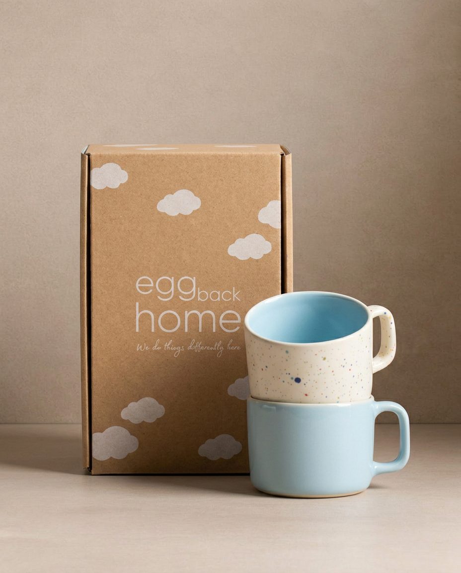 Breeze Party In/Out Stoneware Duo Set Mug 240ml