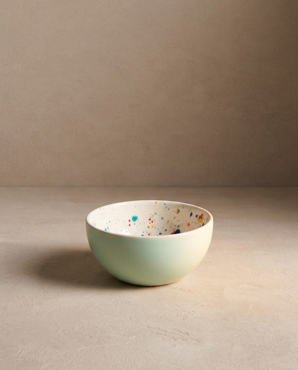 Breeze Party In Stoneware Mini Bowl Green