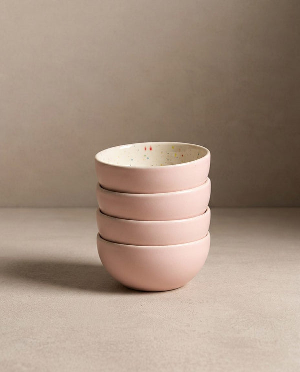 Breeze Party In Stoneware Mini Bowl Pink