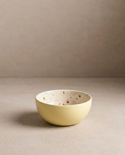 Breeze Party In Stoneware Mini Bowl Yellow