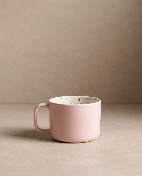 Breeze Party In Stoneware Mug 240ml Pink