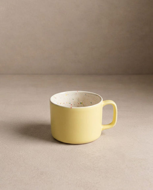 Breeze Party In Stoneware Mug 450ml Yellow