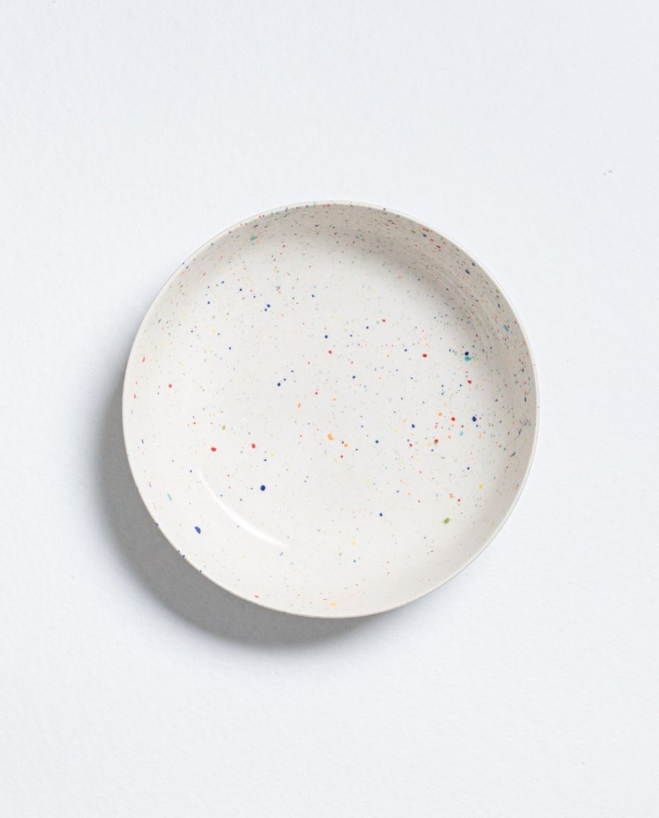 Breeze Party In Stoneware Pasta Plate 21cm Pink