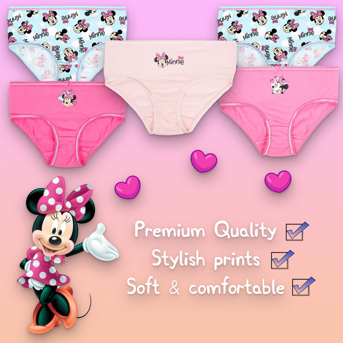Sous-vêtement enfant – Minnie Mouse